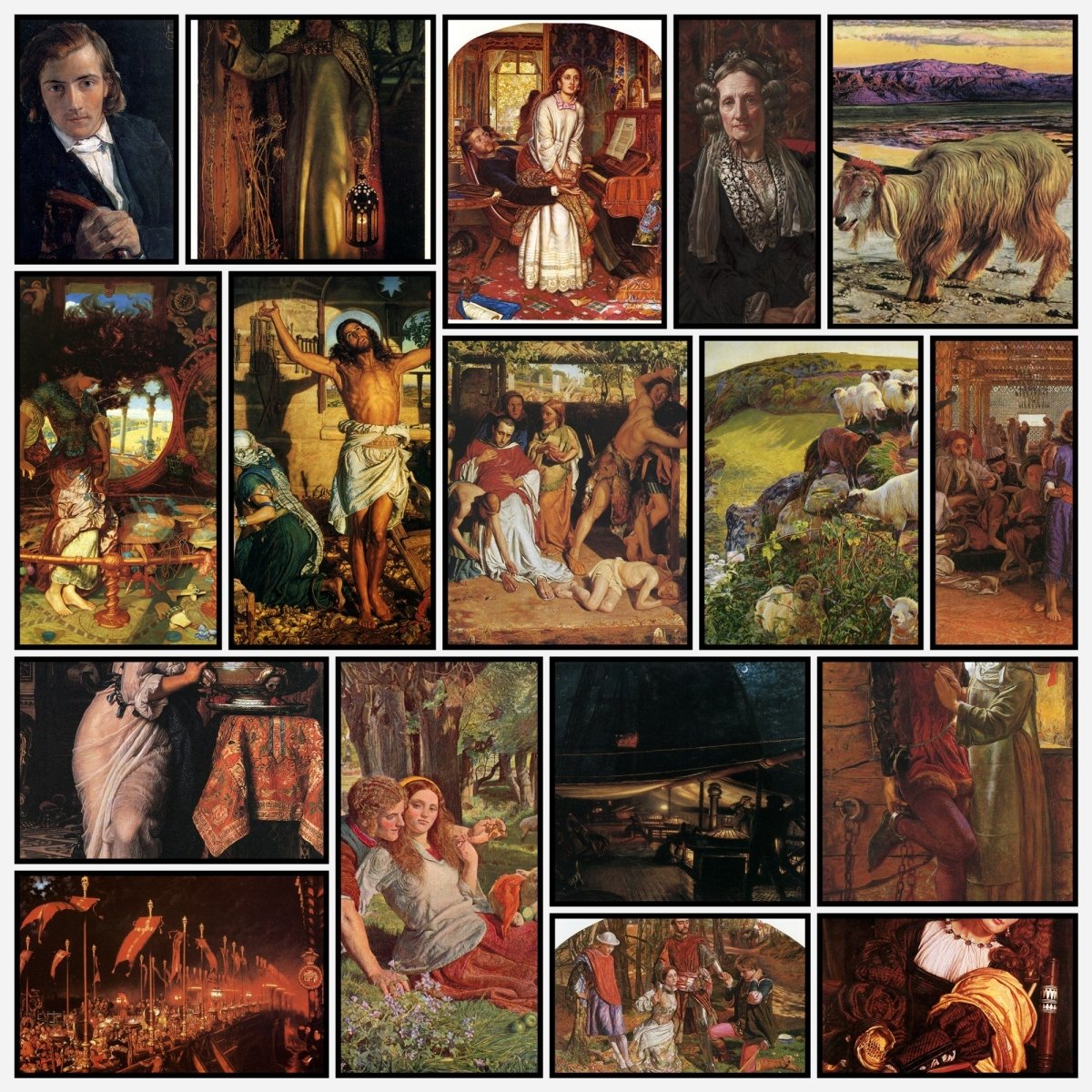 William Holman Hunt Paintings in the Public Domain | A snapshot of the images