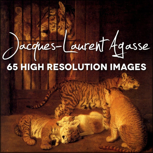 Jacques-Laurent Agasse 65 Public Domain Images | Digital Download - 65 image