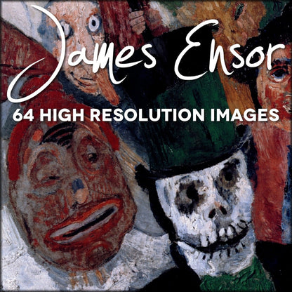 James Ensor Public Domain Images | Digital Download - 64 images