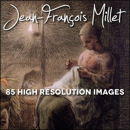 Jean-François Millet Public Domain Images | Digital Download - 85 images