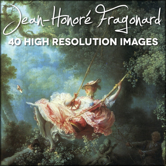 Jean-Honoré Fragonard Artwork in the Public Domain | Digital Download - 40 images