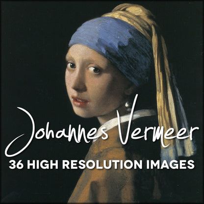 Johannes Vermeer Public Domain Images to Download | Digital Download - 36 images