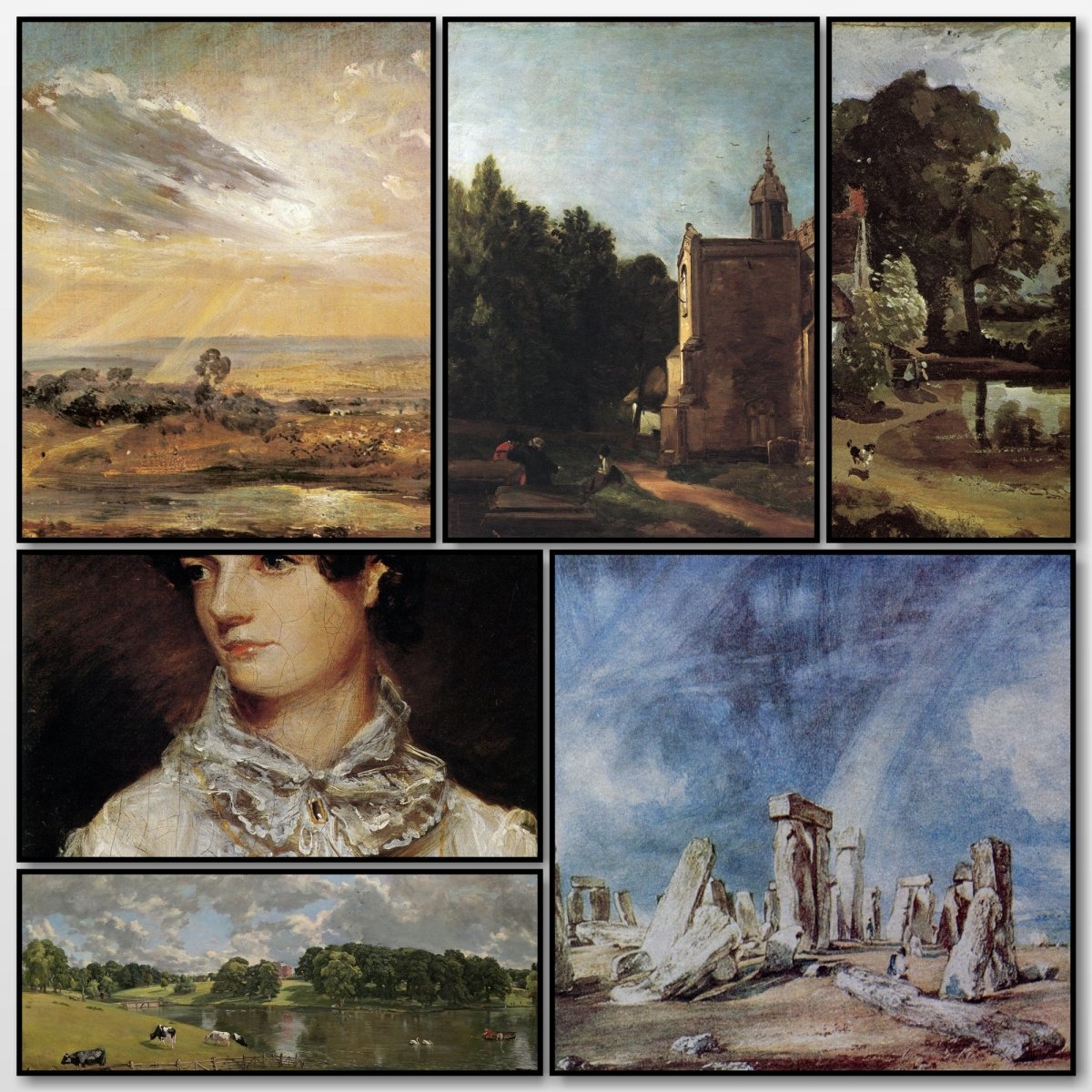 John Constable Public Domain Images to Download | A snapshot of some of the images