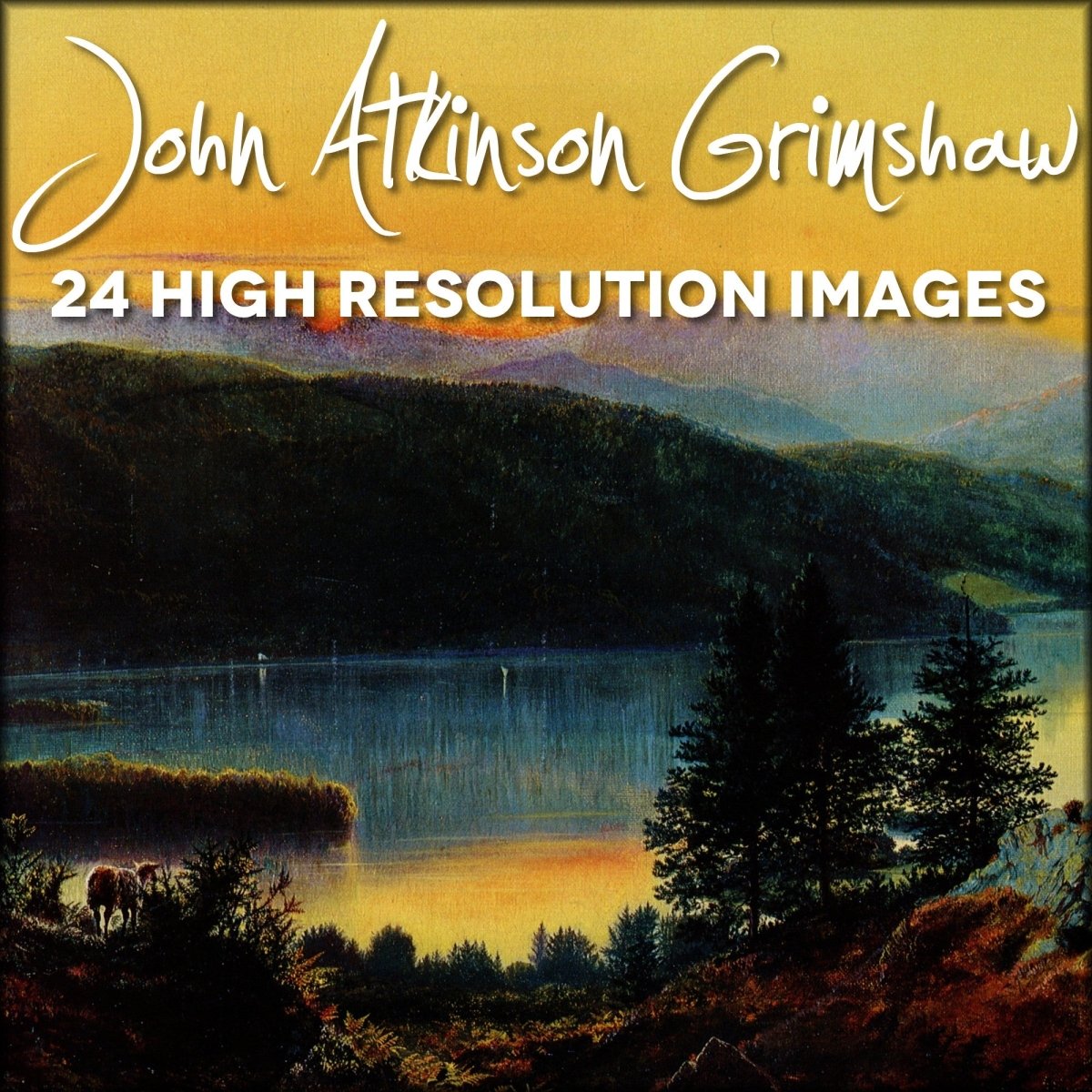 John Atkinson Grimshaw Public Domain Images to Download | Digital Download - 24 images