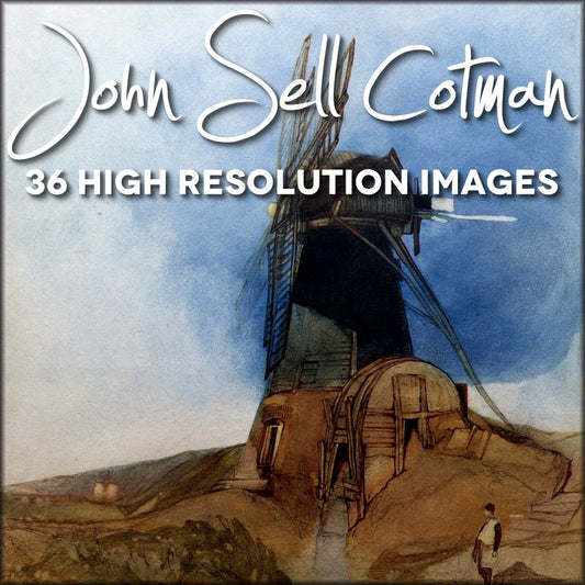 John Sell Cotman Public Domain Images | Digital Download - 36 images