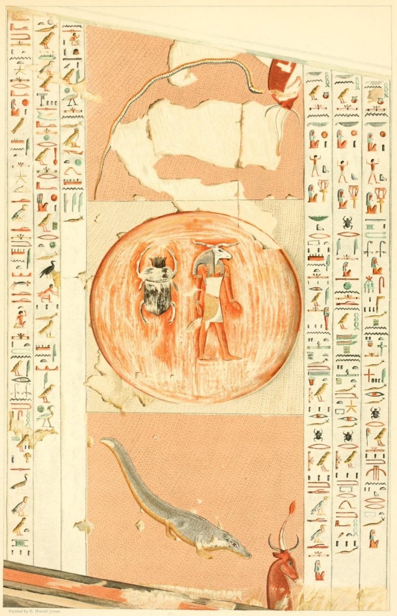 The Tomb of Siphtah 1908 - Ernest Harold Jones - 7 images | Dimensions 2115 x 3725 pixels