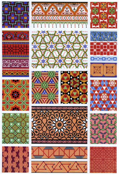 Owen Jones's Grammar of Ornament 101 Public Domain Images to Download | Dimensions 4470 x 6580 pixels