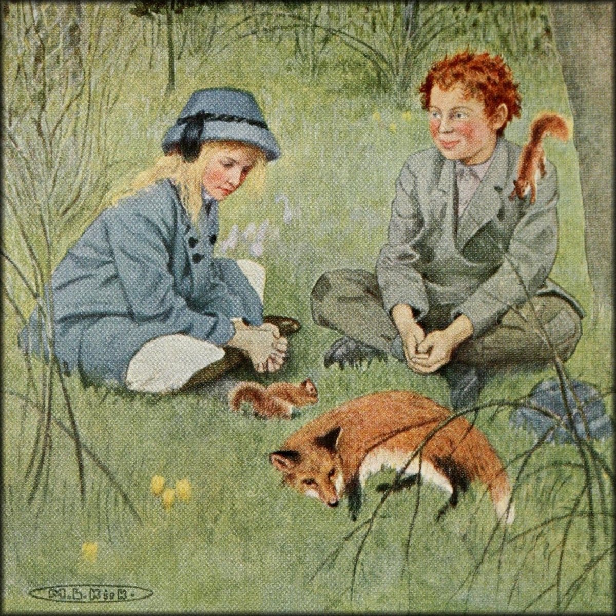 The Secret Garden 1911 - Maria Kirk - 4 images | Digital Download - 4 images