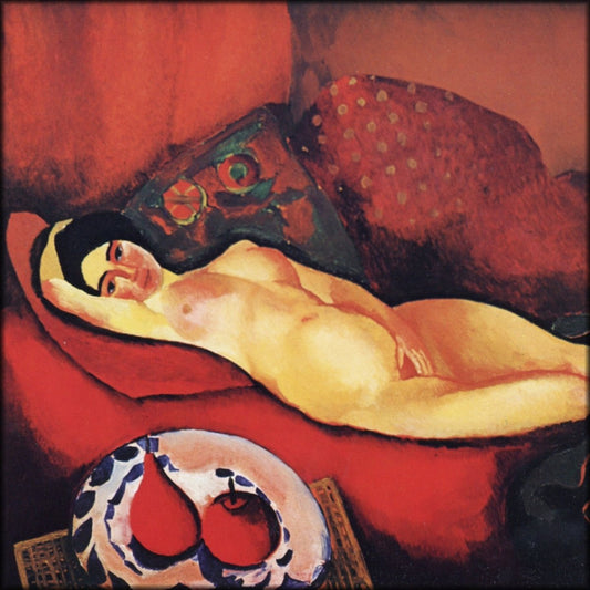 Moïse Kisling - Nude on a Red Couch 1918 | Digital Download - 1 image