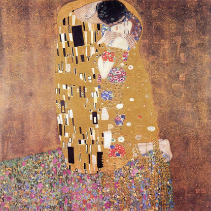 Gustav Klimt Public Domain Images including The Kiss | Dimensions 5985 x 5976 pixels