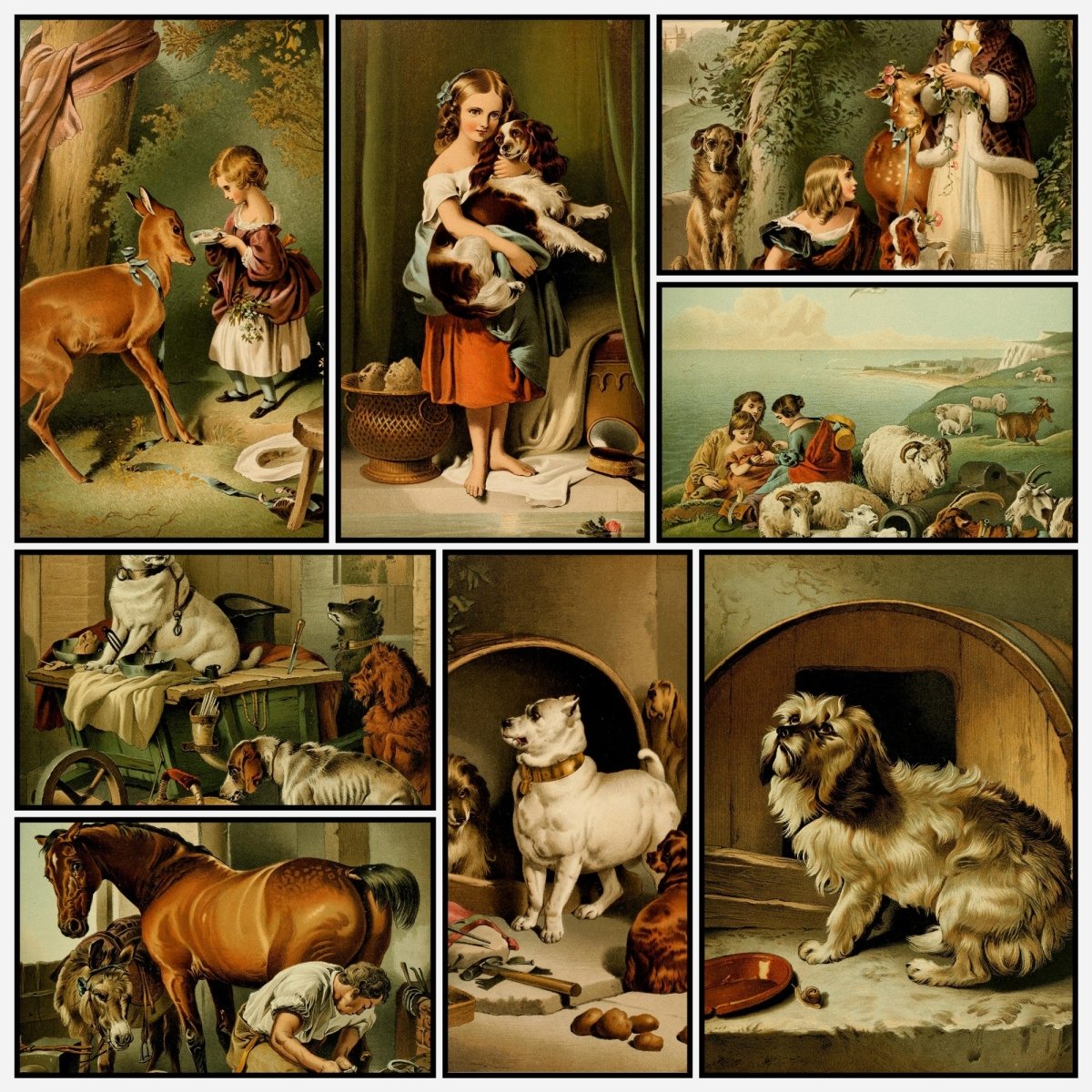 No Place Like Home - Edwin Landseer - 8 images | A snapshot of the images