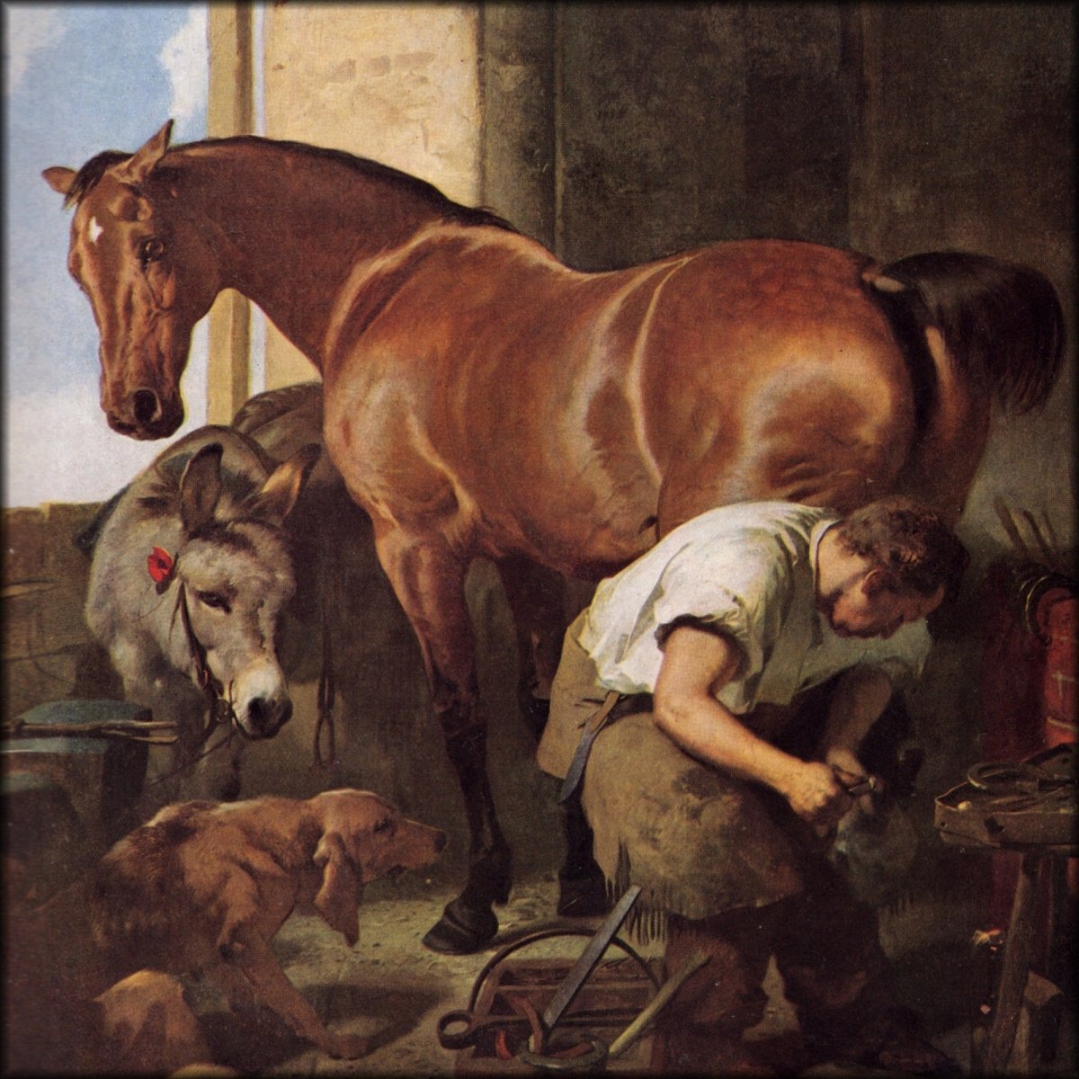 Edwin Landseer (1802-1873) - Shoeing | Digital Download - 1 image