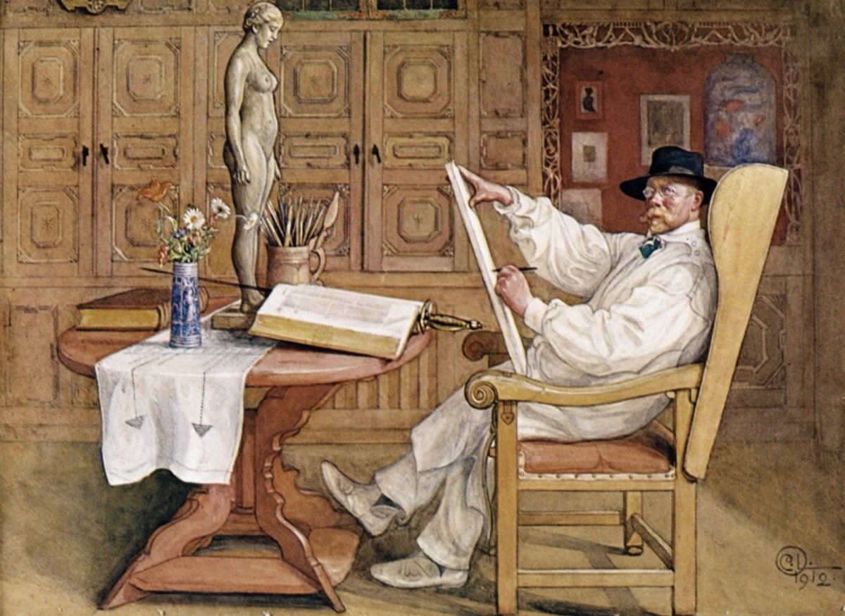 Carl Larsson Artwork in the Public Domain | Dimensions 4788 x 3493 pixels