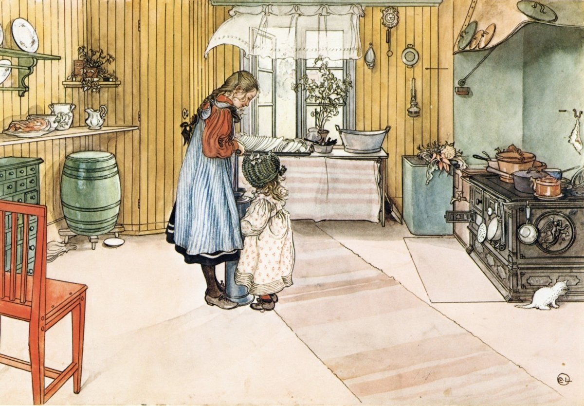 Carl Larsson Artwork in the Public Domain | Dimensions 5558 x 3864 pixels