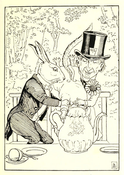 Alice's Adventures in Wonderland 1910 - Brinsley Le Fanu | Dimensions 2015 x 2830 pixels