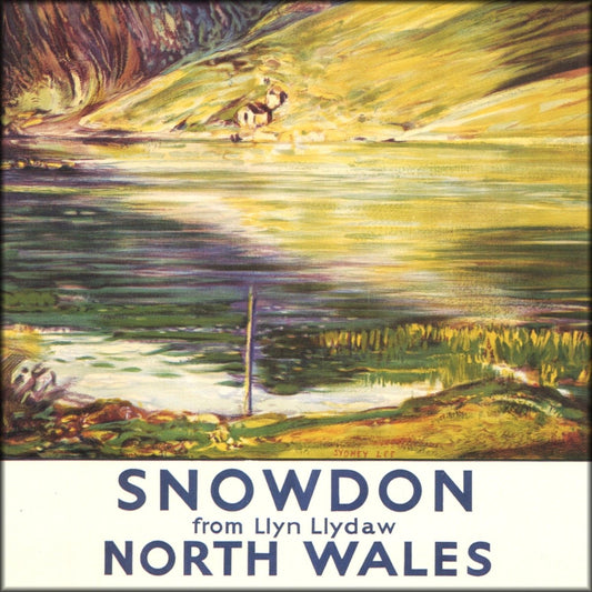 Sydney Lee - Snowdon, North Wales Travel Poster | Digital Download - 1 image
