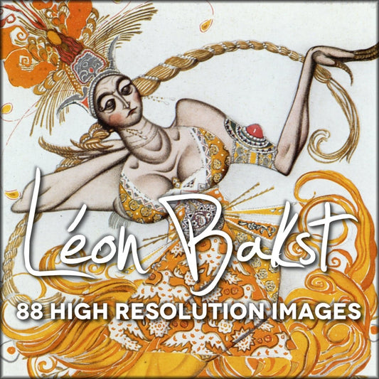 Léon Bakst Artwork in the Public Domain | Digital Download - 88 images
