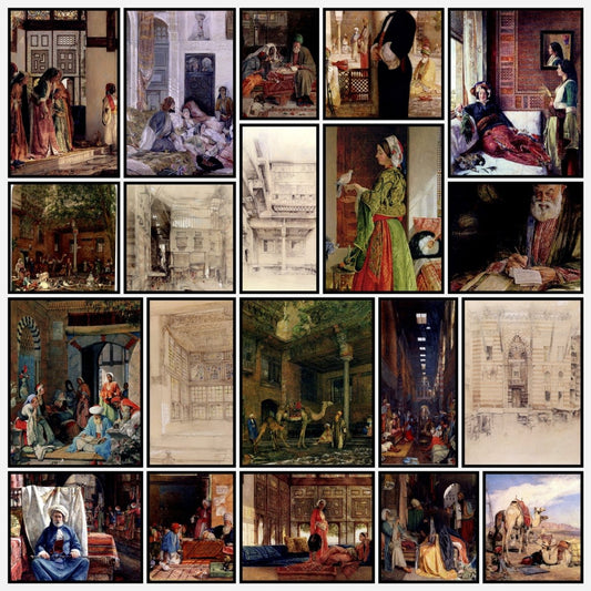 John Frederick Lewis Public Domain Images to Download | A snapshot of some of the images