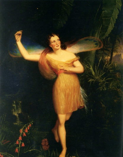 Daniel Maclise - Priscilla Horton as Ariel 1838-9 | Dimensions 5038 x 6446 pixels
