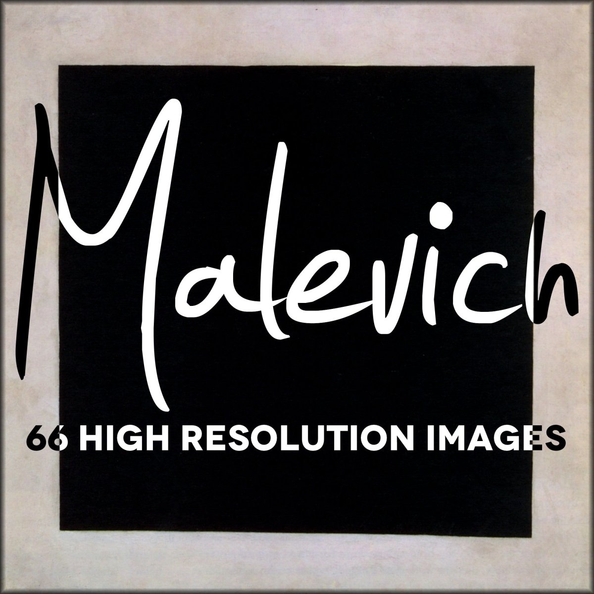Malevich Public Domain Images including his Black Square | Digital Download - 66 images