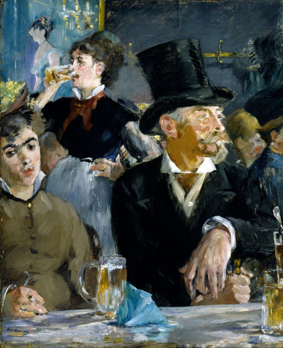 Edouard Manet - At the Cafe c.1879 | Dimensions 5013 x 6154 pixels