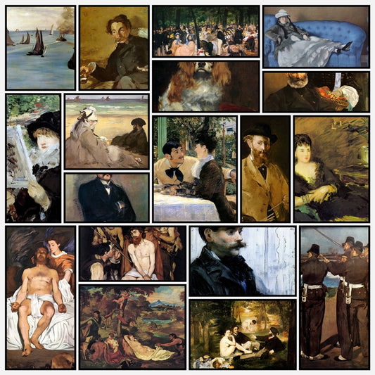 Édouard Manet Public Domain Images to Download | A snapshot of some of the images
