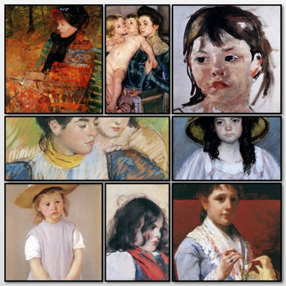 Mary Cassatt Public Domain Images to Download | A snapshot of some of the images