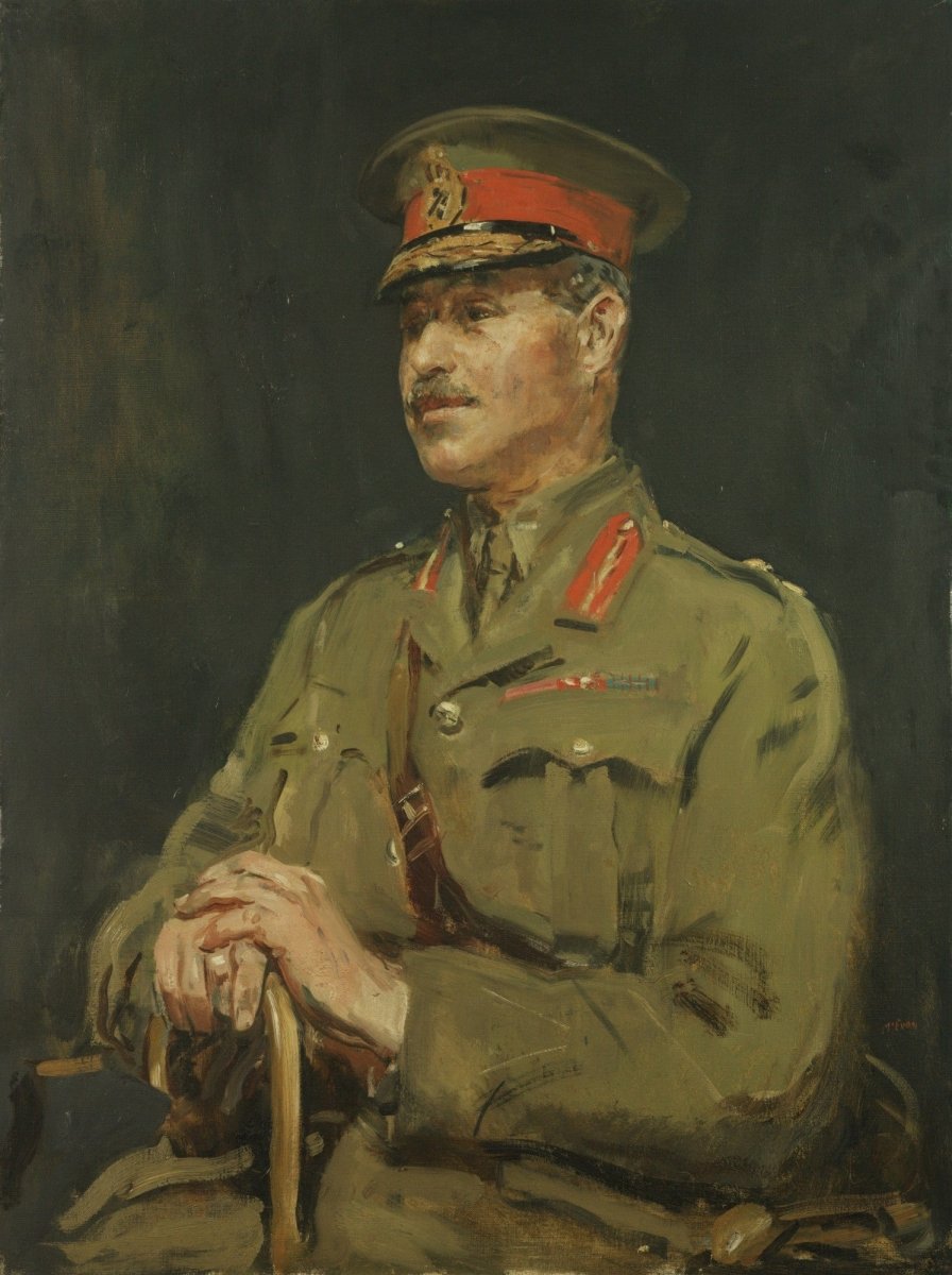Ambrose McEvoy - Portrait of Sir David Mercer 1918 | Dimensions 3852 x 5160 pixels