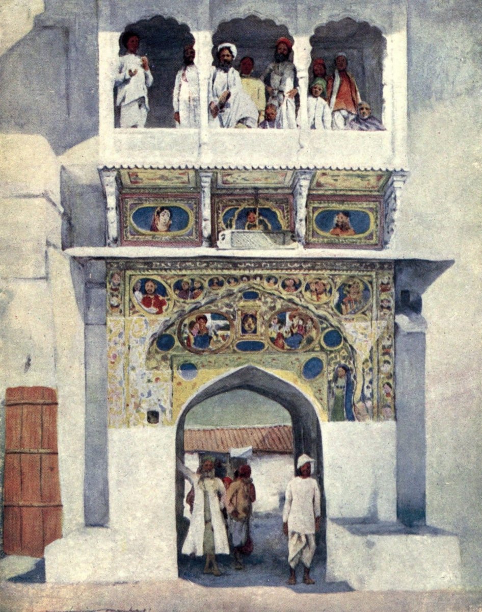 Peeps at Many Lands, Home Life in India - Mortimer Menpes | Dimensions 2135 x 2710 pixels