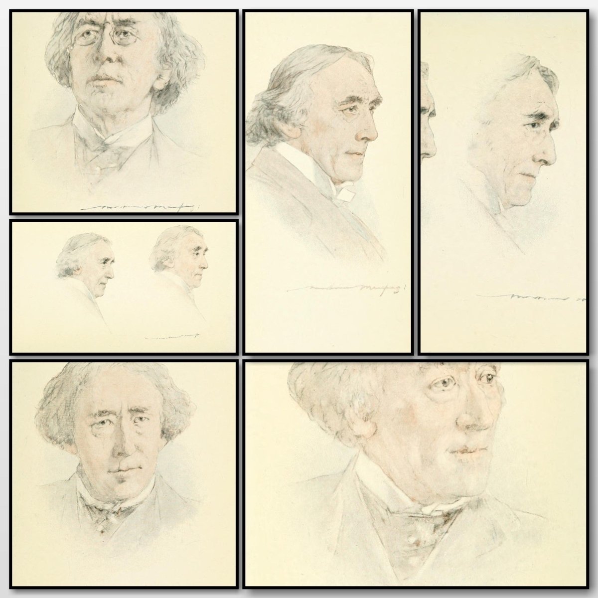 Henry Irving 1906 - Mortimer Menpes - 8 images | A snapshot of some of the images