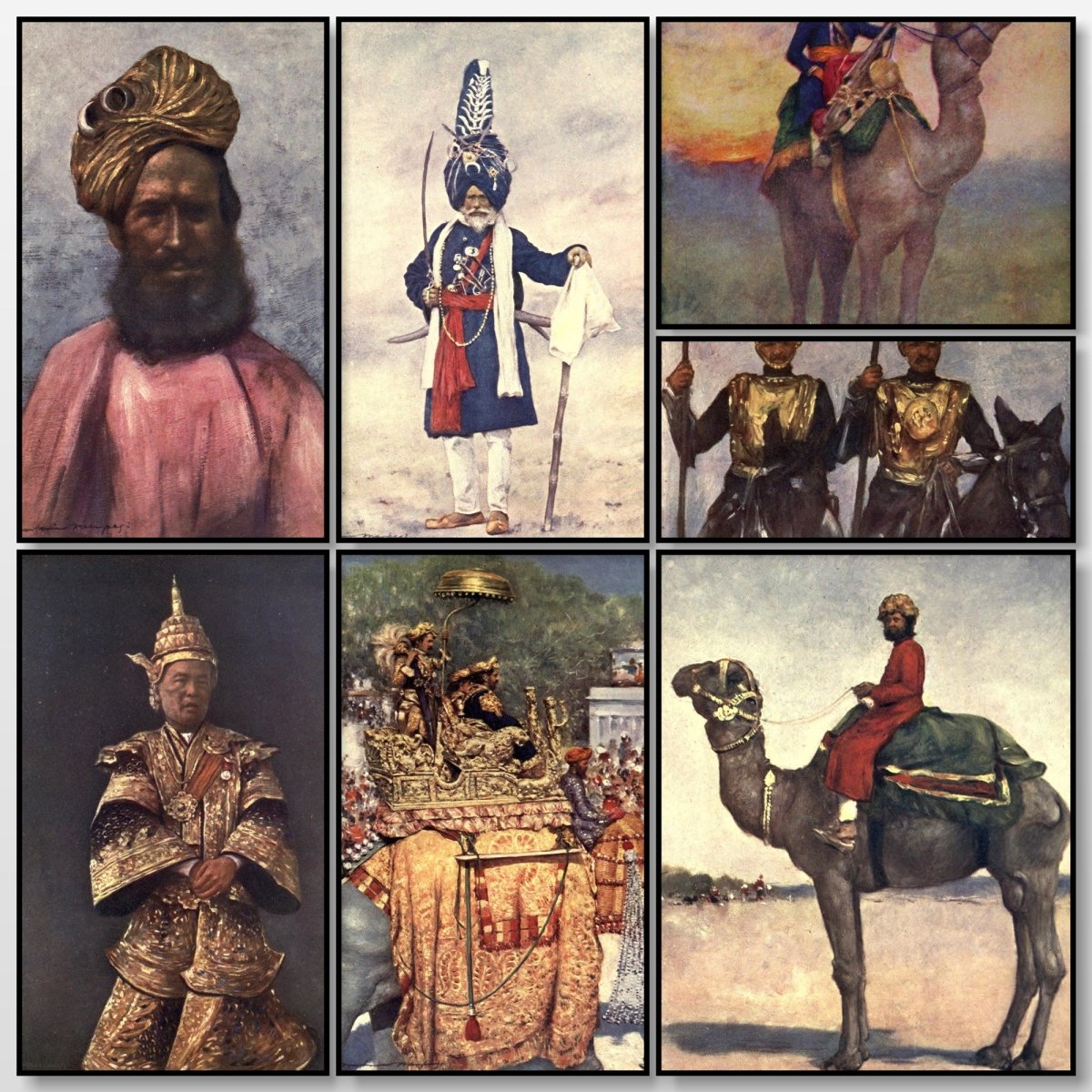 The Durbar, 1903 - Mortimer Menpes - 73 images | A snapshot of some of the images
