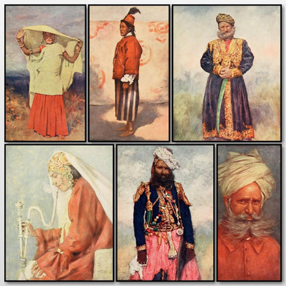 The People of India 1910 - Mortimer Menpes - 28 images | A snapshot of some of the images