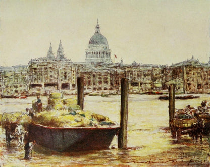 The Thames, 1906 - Mortimer Menpes - 53 images | Dimensions 2770 x 2205 pixels