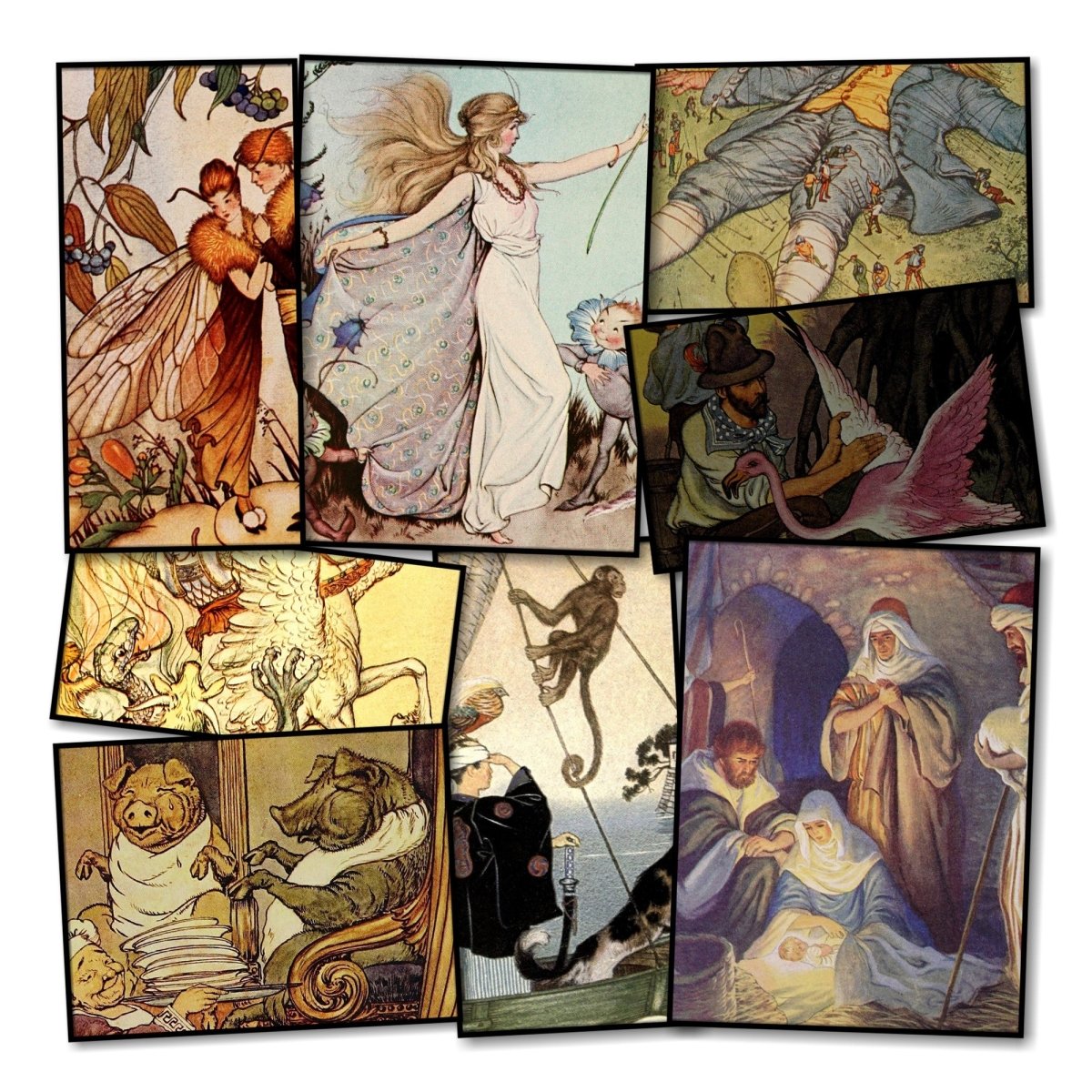 Milo Winter Public Domain Illustrations to Download | Milo Winter (1888-1956) Bundle of 11 Collections
