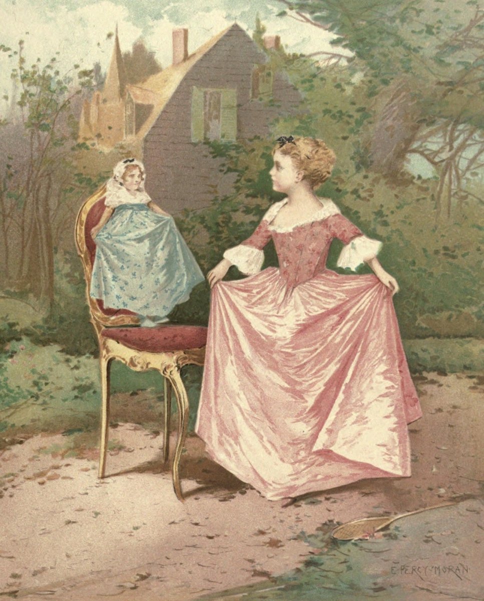 Children of Colonial Days c1894 - E. Percy Moran - 12 images | Dimensions 2115 x 2625 pixels