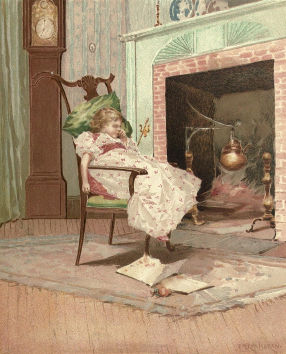 Children of Colonial Days c1894 - E. Percy Moran - 12 images | Dimensions 2130 x 2635 pixels