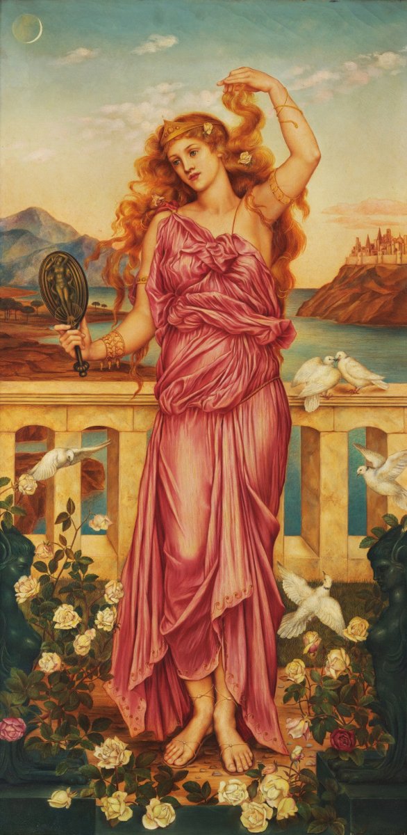 Evelyn De Morgan Paintings in the Public Domain | Dimensions 6053 x 12406 pixels