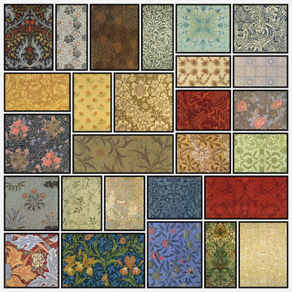 William Morris 39 Public Domain Wallpaper Images to Download | A snapshot of some of the images