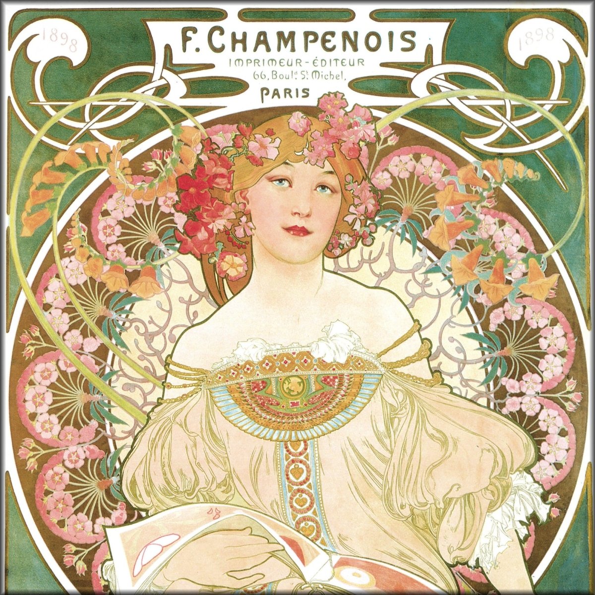Alphonse Mucha (1860-1939) - F. Champenois Imprimeur-Editeur | Digital Download - 1 image