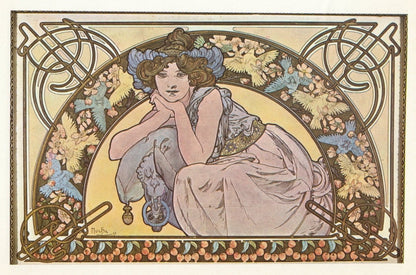 Alphonse Mucha Public Domain Images to Download | Dimensions 4710 x 3114 pixels