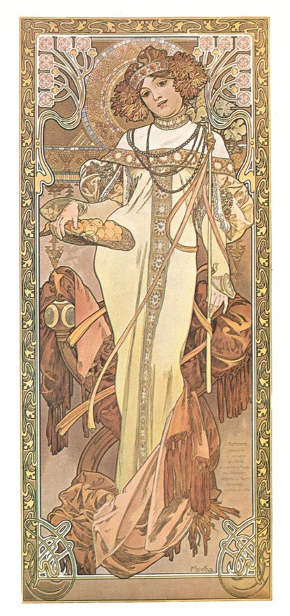 Alphonse Mucha Public Domain Images to Download | Dimensions 2312 x 4912 pixels
