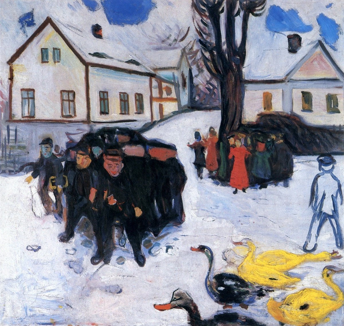 Edvard Munch Public Domain Images including The Scream | Dimensions 4718 x 4473 pixels