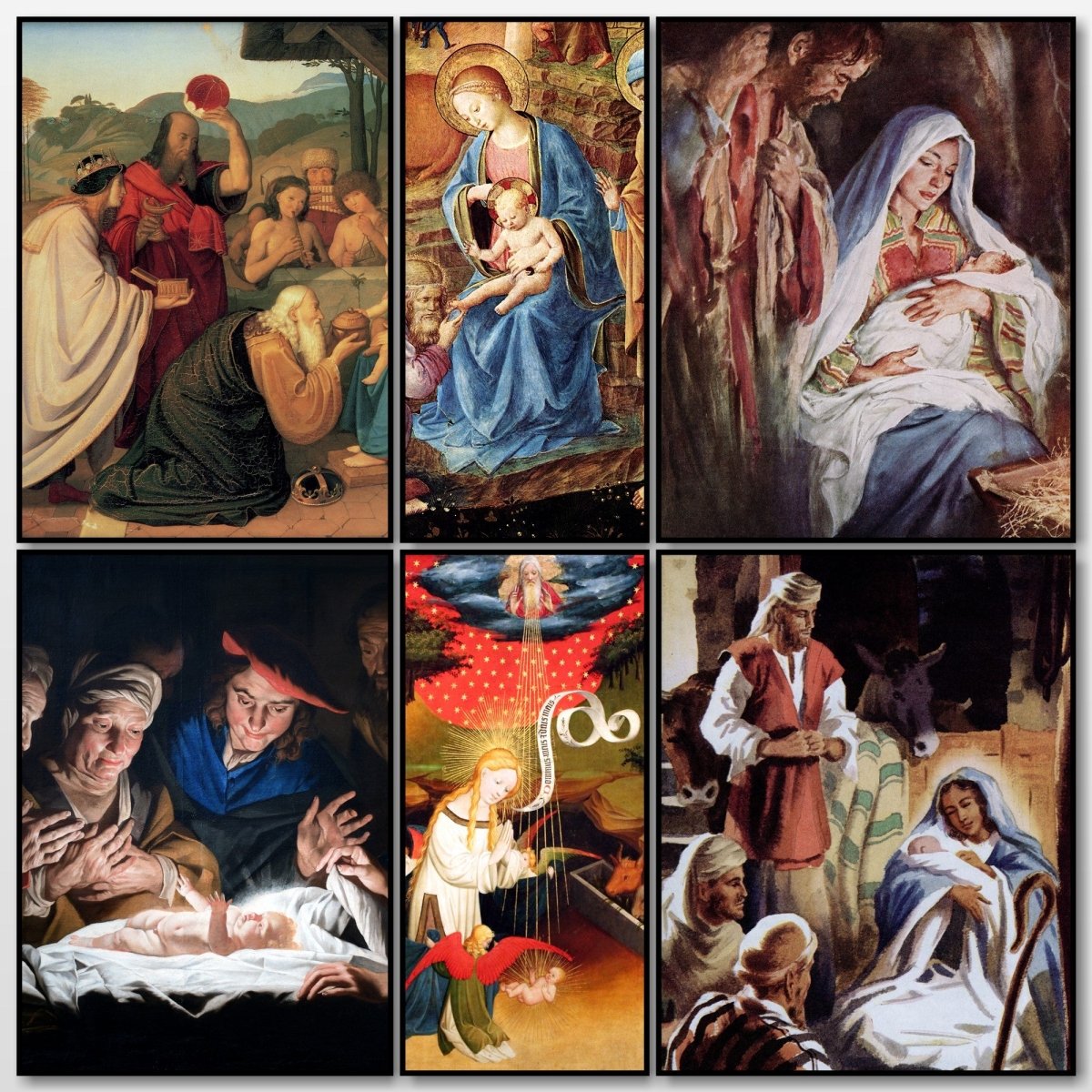 Nativity Scenes in Art - 50 images to Download | A snapshot of some of the images