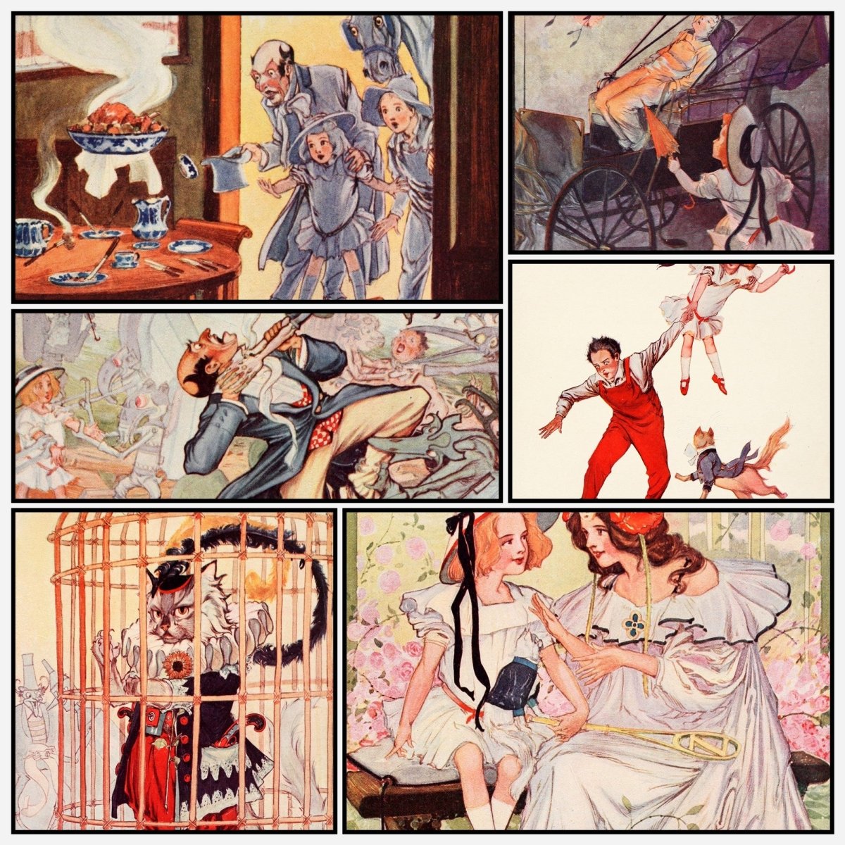 Dorothy & the Wizard in Oz 1908 - John R. Neill - 24 images | A snapshot of some of the images