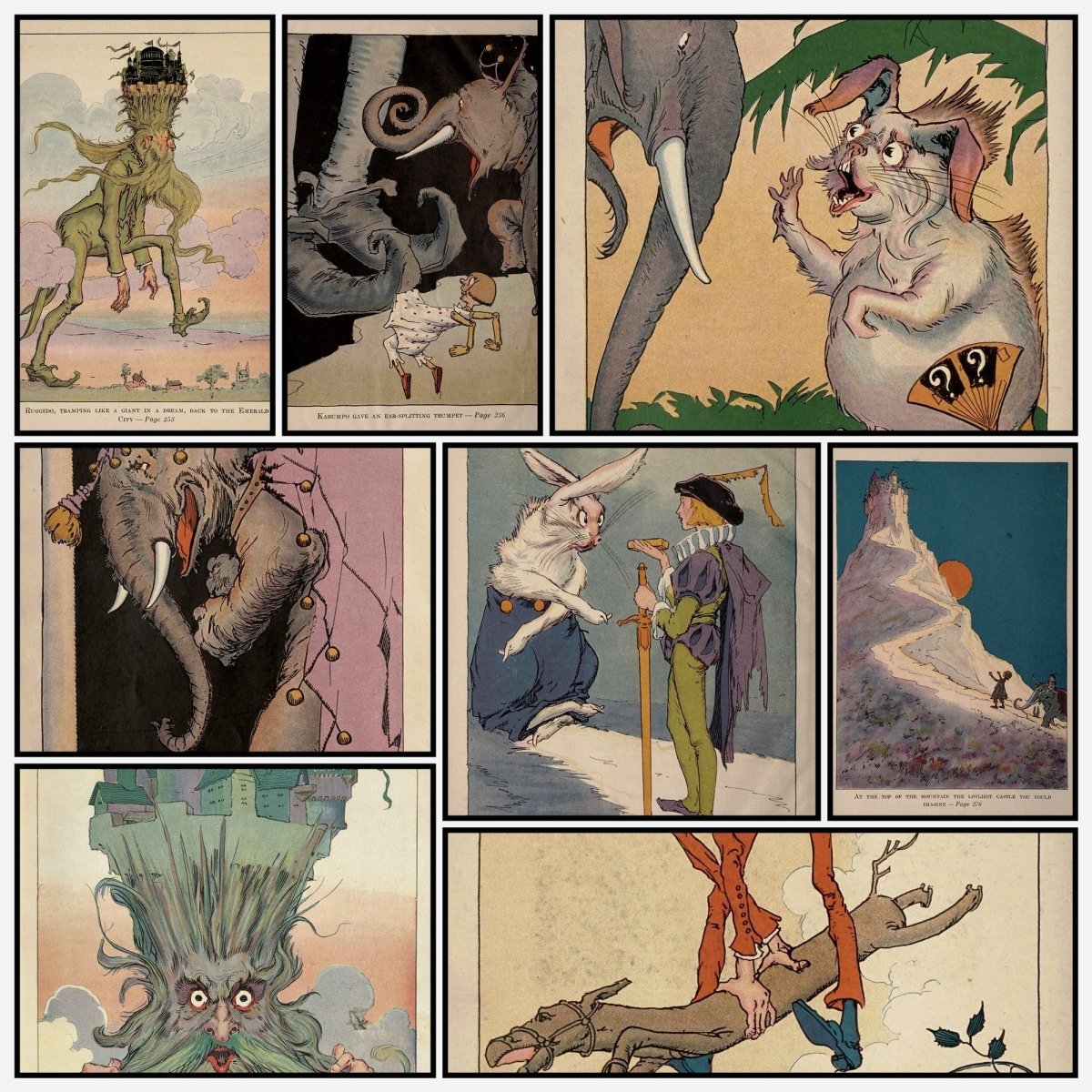 Kabumpo in Oz 1922 - John R. Neill - 12 images | A snapshot of some of the images