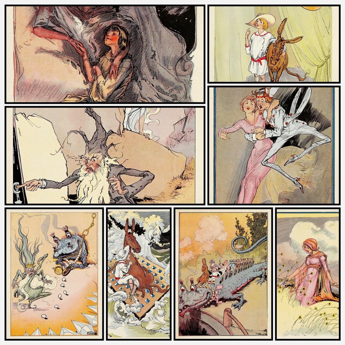 Tik-Tok of Oz 1914 - John R. Neill - 16 images | A snapshot of some of the images