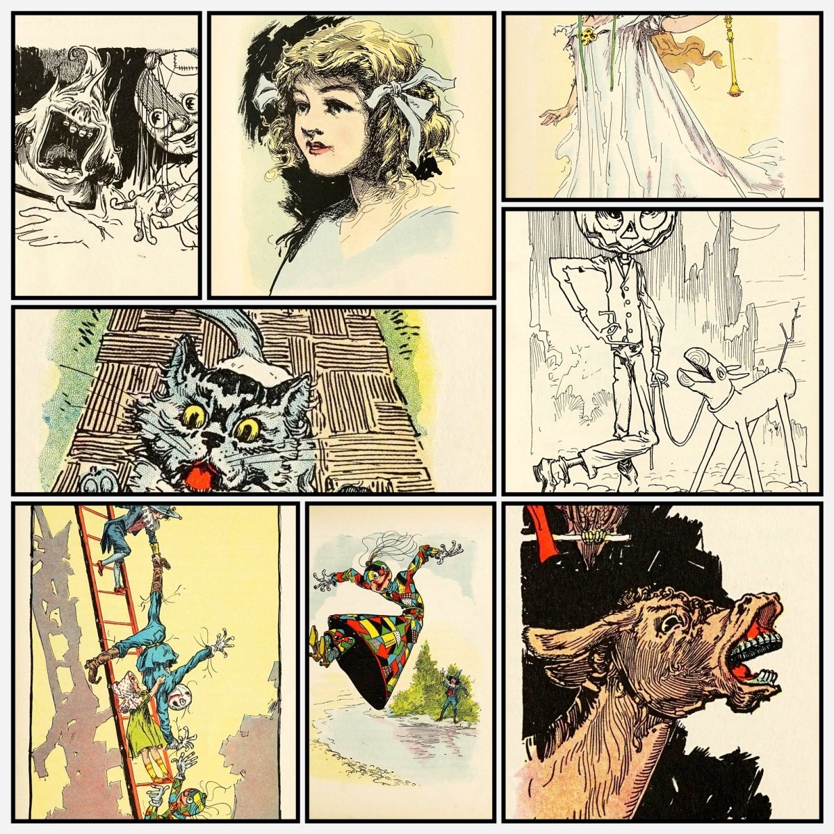 The Patchwork Girl of Oz 1913 - John R. Neill - 63 images | A snapshot of some of the images