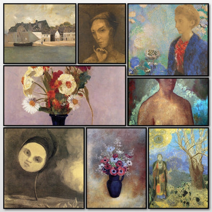 Odilon Redon Public Domain Images to Download | A snapshot of some of the images