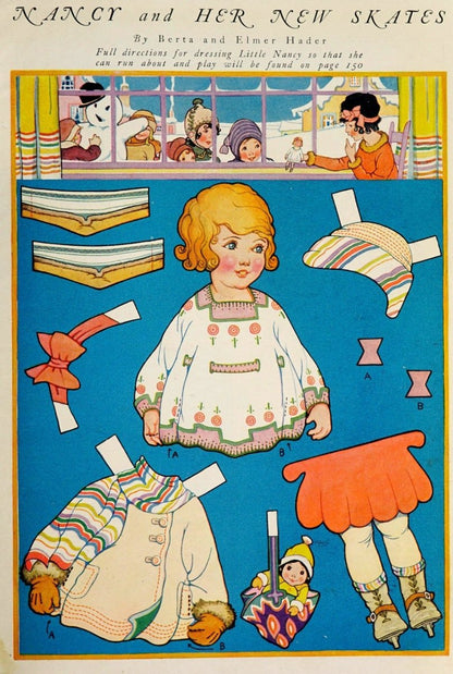 Paper Dolls Collection - 7 vintage images | Dimensions 2610 x 3882 pixels