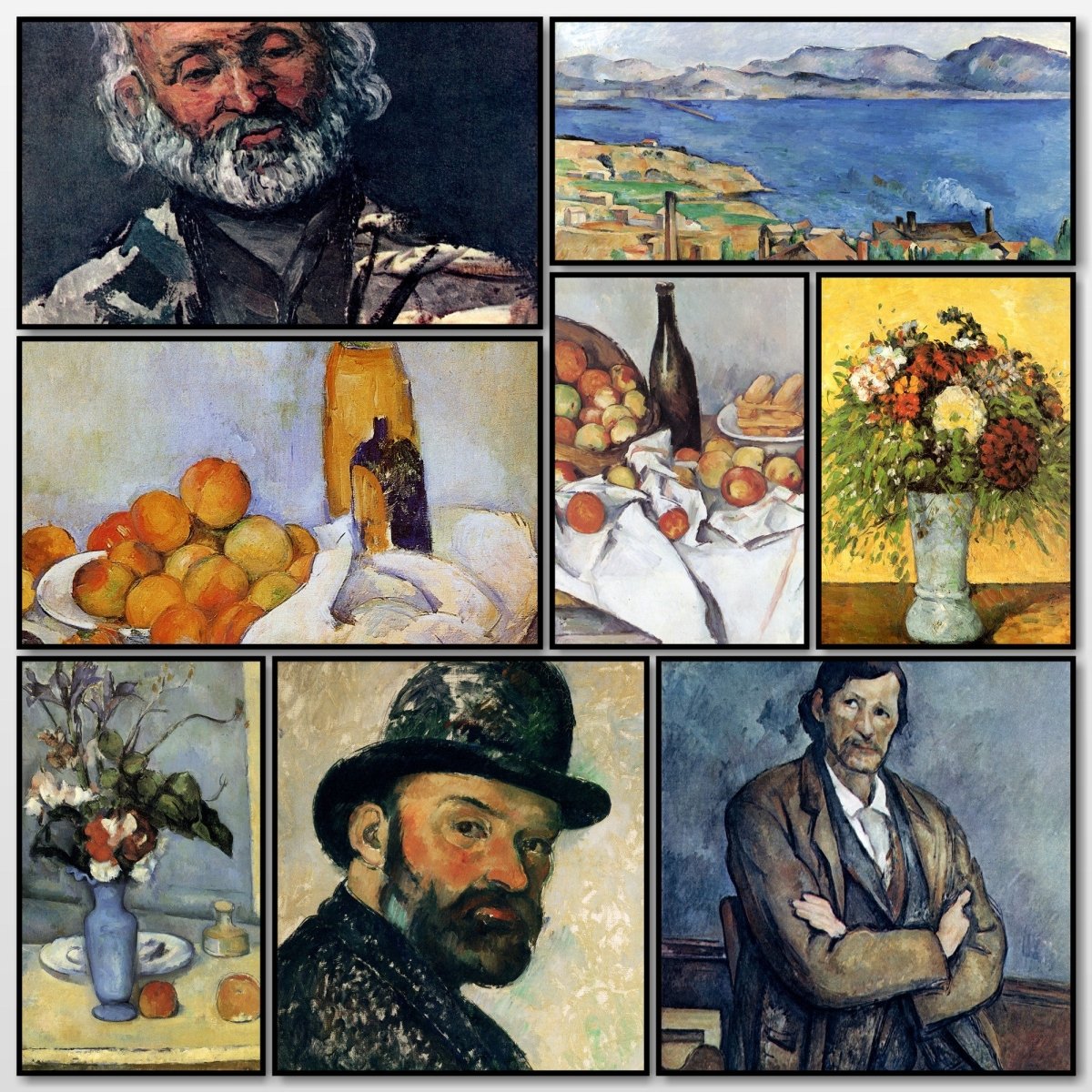 Paul Cézanne Public Domain Images to Download | A snapshot of some of the images